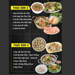 THỰC ĐƠN TIỆC 3 - 4